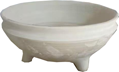 创新再设计白色陶器作品